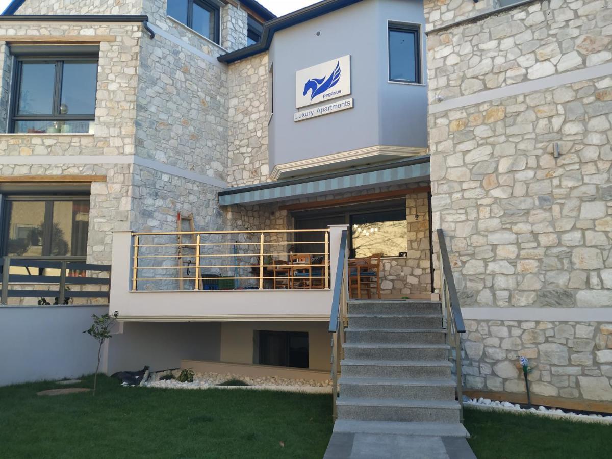 Pegasus Sea View Luxury Apartments Vrasná Exterior foto